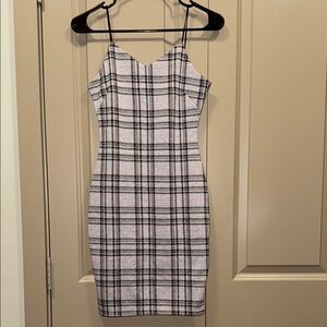 Plaid Spaghetti Strap Dress